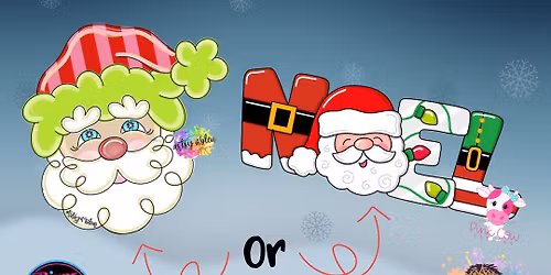 Sip & Paint Ho-Ho-Holidays Door Hanger Choice (11\/12)