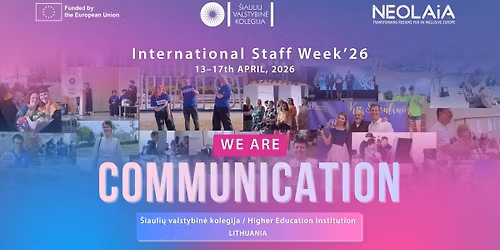 International Staff Week'26 "WE ARE COMMUNICATION"