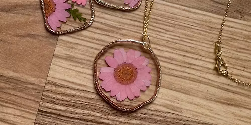 Resin Class: Floral Resin Jewelry Class