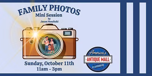 Fall Family Photo Mini Sessions: Sunday, October 11th, 11am - 3pm