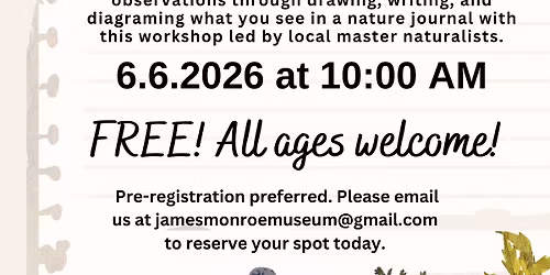 Nature Journaling Workshop
