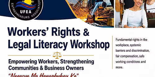 Workers\u2019 Rights and Legal Literacy Workshop: Bridging Legal Gaps for Worker