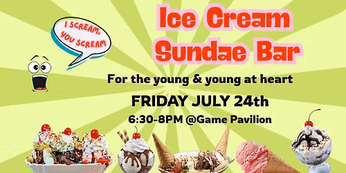 Ice Cream Sundae Bar