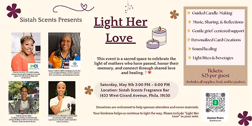 Light Her Love: A Mother\u2019s Day Healing Experience