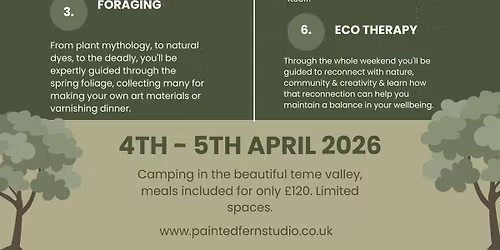 Rewild weekend with Simon Birbeck & The Painted Fern Studio