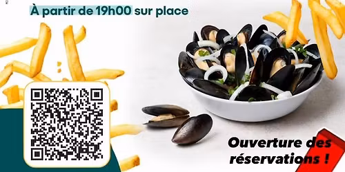 Soir\u00e9e moules frites