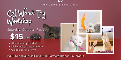 Make Your Own Cat Wand Toy Workshop