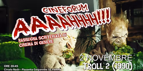 \ud83c\udfa5 \u201cTROLL 2\u201d (1990) \u2022 Cineforum AAAAHHHH!!!!