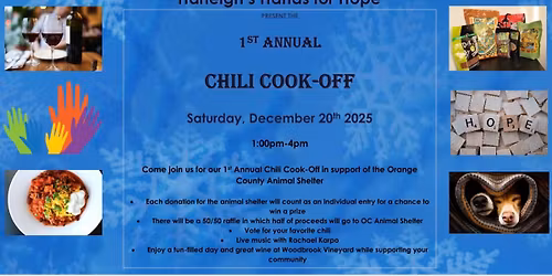 1st Annual Chili Cook-Off
