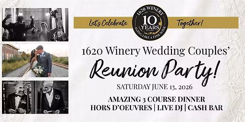 1620 Winery Wedding Couples Reunion Party