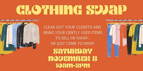 Clothing Swap & Sale at Brunswick Beer Xchange!