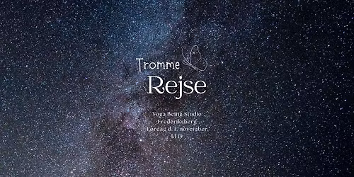 Trommerejse i Yoga Being Studio, Frederiksberg