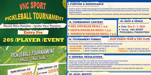 VNC Pickleball Tournament 2nd 2025