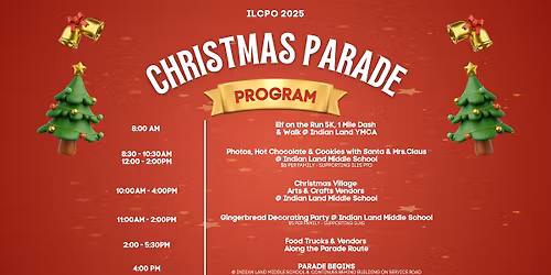 Christmas Parade ALL DAY Program