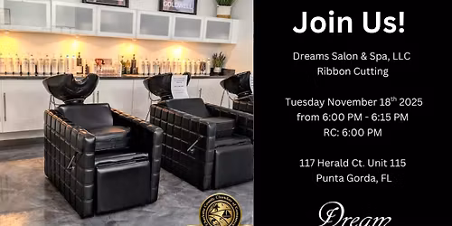 Dreams Salon & Spa, LLC Ribbon Cutting