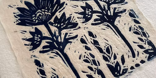 Spring Flower Lino Block Printing Workshop