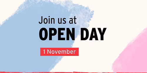 Open Day | 1 November