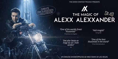 THE MAGIC OF ALEXX ALEXXANDER [2.0] \/\/ Lillestr\u00f8m Kultursenter