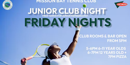 Junior Club Night Friday Nights