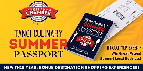 Tangi Culinary Summer Passport Program (June 1 - September 7)