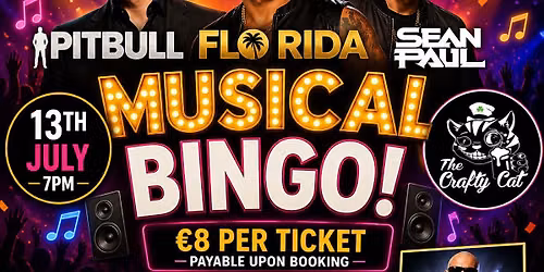 Pitbull, Flo Rida and Sean Paul Musical Bingo