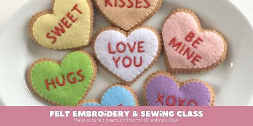 Felt Embroidery Class