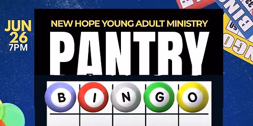 New Hope YAM presents Pantry Bingo