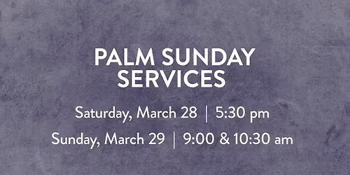 Palm Sunday