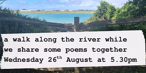 Unfolding Poetry along the river