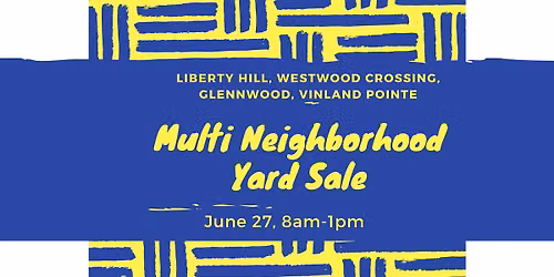 Multi-Neighborhood  Yard Sale