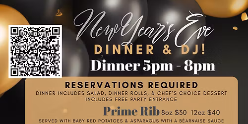 NYE Dinner & Celebration 