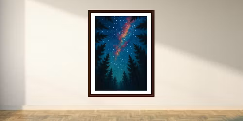 Cosmic Sky Instructed Painting Event