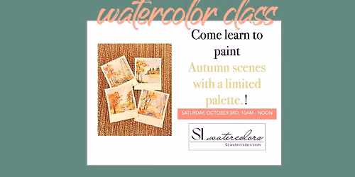 AUTUMN POLAROIDS WATERCOLOR CLASS