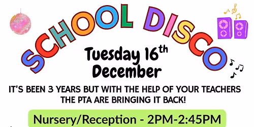 School Christmas Disco