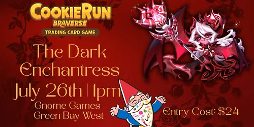 CookieRun: Braverse The Dark Enchantress War Release Event at Gnome Games Green Bay West