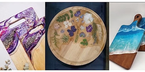 Make Your Own Floral, Ocean-Themed, or Geode Charcuterie\/Cutting Board