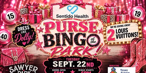 Purse BINGO - SAWYER PARK ICEHOUSE