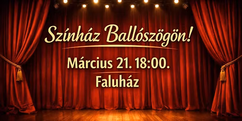 Sz\u00ednh\u00e1z Ball\u00f3sz\u00f6g\u00f6n: Csoportter\u00e1pia c. el\u0151ad\u00e1s