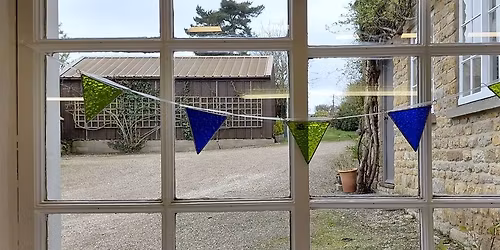 Stained Glass Bunting Workshop, \u00a350- per person 