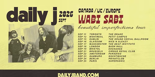 Daily J | Beautiful Imperfections Tour | Amsterdam