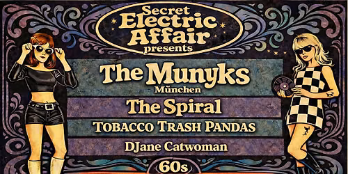 The Munyks+The Spiral+Tobacco Trash Pandas|Studio 30