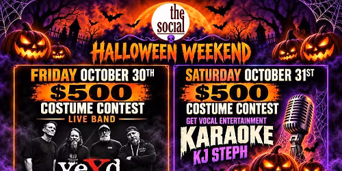 Halloween Weekend at The Social \u2013 $500 Costume Contest Both Nights