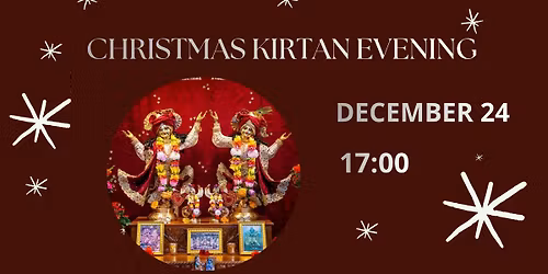 HARE KRISHNA CHRISTMAS KIRTAN EVENING