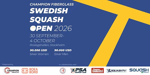 Swedish Open Squash 2026