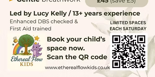 Ethereal Flow Kids Woodland Well-being sessions 