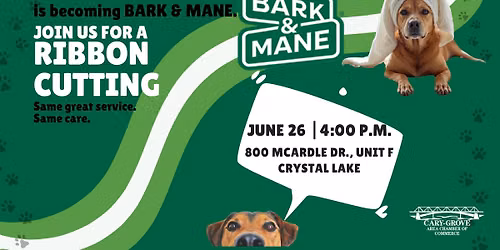 Ribbon Cutting for Bark & Mane