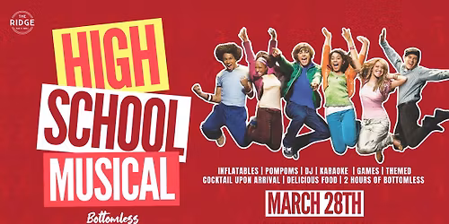 The High School Musical Bottomless Brunch