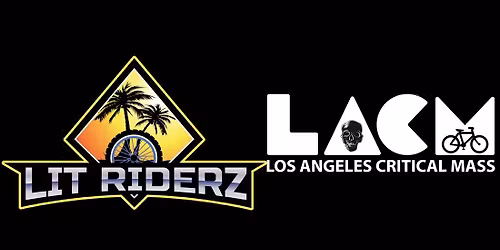 Lit Riderz ride with LA Critical Mass (Halloween Mass)