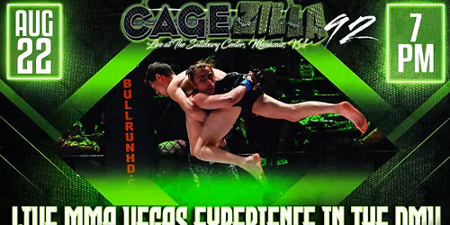 CAGEZILLA 92 - LIVE MMA FIGHTING INSIDE THE CAGE!