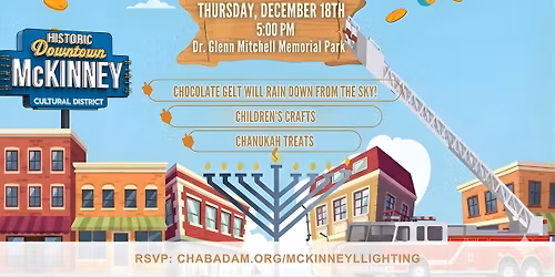 Chanukah Menorah Lighting - Downtown McKinney